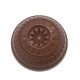 Chocolate World CW1900 Polycarbonate Half Sphere Belle Epoque Star Chocolate Mold - 30.1mm x 30.1mm x 13.55mm - 8gr - 24 cavi...