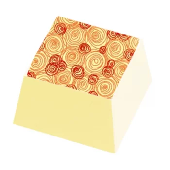 Pavoni SD206SB Pavoni Chocolate Transfer Sheets - Ruby & Bronze Pearly Swirls - Pack of 10 Sheets Chocolate Transfer Sheets