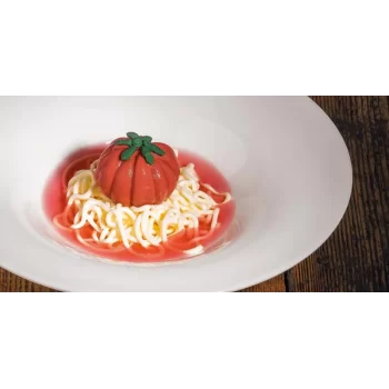 Pavoni GG057 Pavoni Beefsteak Tomato Cuore di bue 3D Decoration Silicone Mold by Franco Aliberti - 0mm x 45mm x h 35mm - 35ml...