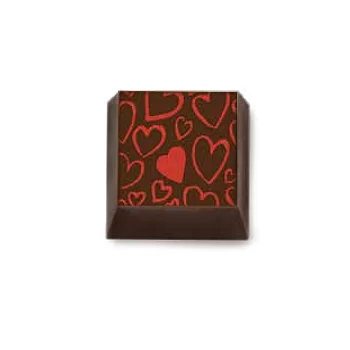 Barry Callebaut F033104 Hearts of Love 2 Chocolate Transfer Sheets - 300 mm x 400 mm - 10 sheets Chocolate Transfer Sheets