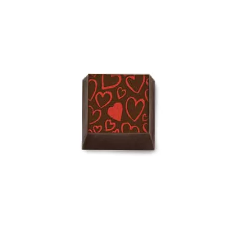 Barry Callebaut F033104 Hearts of Love 2 Chocolate Transfer Sheets - 300 mm x 400 mm - 10 sheets Chocolate Transfer Sheets
