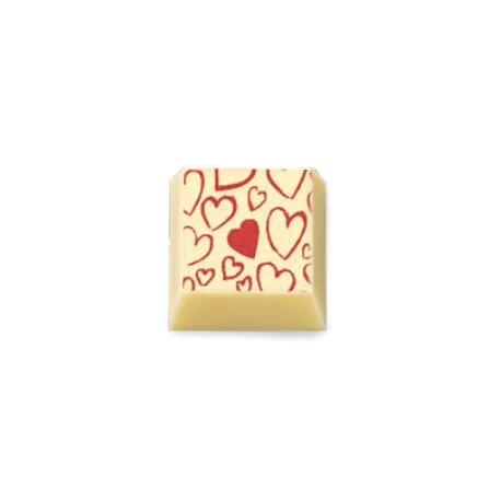 Barry Callebaut F033104 Hearts of Love 2 Chocolate Transfer Sheets - 300 mm x 400 mm - 10 sheets Chocolate Transfer Sheets