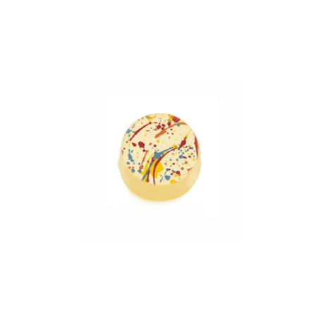 Barry Callebaut F028865 Color Splashes 2 Chocolate Transfer Sheets - 300 mm x 400 mm - 10 sheets Chocolate Transfer Sheets