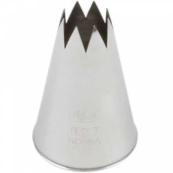 Ateco 827 Ateco 827 - Open Star Pastry Tip .56'' Opening Diameter- Stainless Steel Open Star Pastry Tips