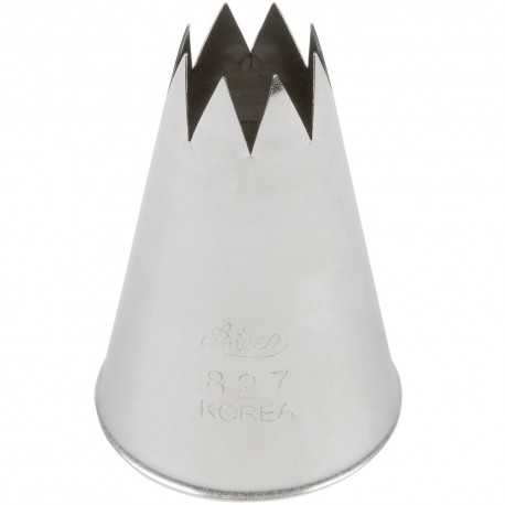 Ateco 827 Ateco 827 - Open Star Pastry Tip .56'' Opening Diameter- Stainless Steel Open Star Pastry Tips