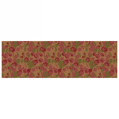 Barry Callebaut F032546 Peony Field Chocolate Transfer Sheets - 300 mm x 400 mm - 10 sheets Chocolate Transfer Sheets