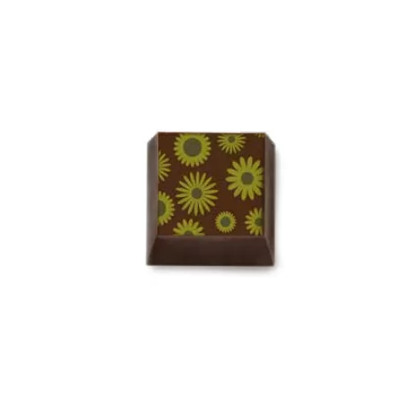 Barry Callebaut F032552 Daisies 2 Chocolate Transfer Sheets - 300 mm x 400 mm - 10 sheets Chocolate Transfer Sheets