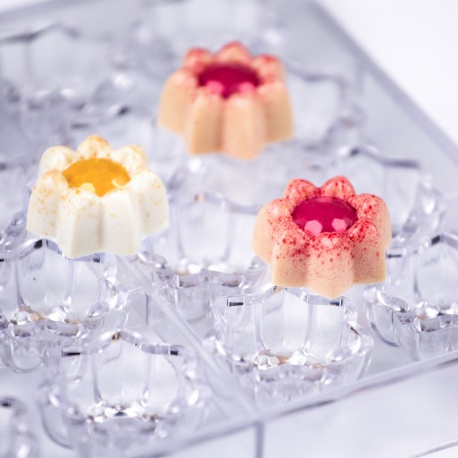 Flower chocolate molds top