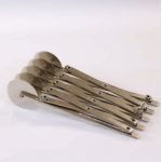 Steel Extensible  Pasta Cutter with 5 smooth blades - 55mm wheel size