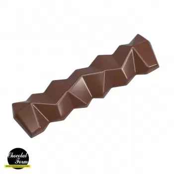 Chocolat Form CF0249 Polycarbonate Chocolate Mold Bar by MAURIZIO FRAU - 117mm x 29.5mm x 15mm - 32gr - 1.7 cavity - 275x135x...