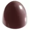 Chocolate World CW1867 Polycarbonate American Truffle Chocolate Mold - 25.5 x 25.5 x 22.5 mm - 9.5gr - 3x8 Cavity - 275x135x2...