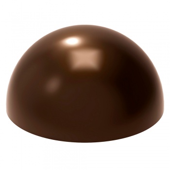 Martellato MA5002 Polycarbonate Chocolate Hemisphere Half Sphere - 90 gr approx - Ø 100mm - 2 Cavity Sphere & Domes Molds