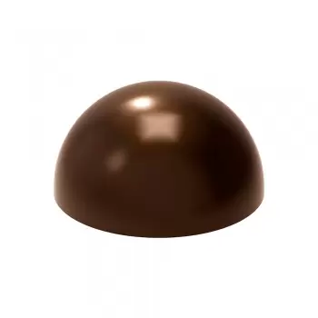Polycarbonate Chocolate Hemisphere Half Sphere - 40 gr approx - Ø 60mm - 6 Cavity