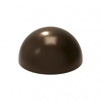 Martellato MA5010 	Polycarbonate Hemisphere Half Sphere Chocolate Mold Ø 55x27.5mm Sphere & Domes Molds