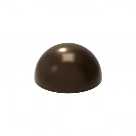 Martellato MA5008 	Polycarbonate Hemisphere Half Sphere Chocolate Mold Ø 35x17.5mm Sphere & Domes Molds