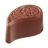 Polycarbonate Sherazade Paisley Drop Chocolate Mold - 38.5 x 22.5 x 17.5 mm - 12.5gr - 3x5 Cavity - 275x135x24mm