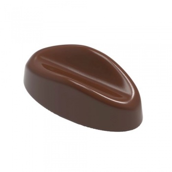 Chocolate World CW1740 Polycarbonate Oval by Norman Love Chocolate Mold - 39 x 18 x 16.5 mm - 8gr - 3x8 Cavity - 275x135x24mm...