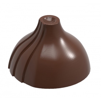 Matfer Bourgeat 380712 Polycarbonate Chocolate Molds Hirai - 14 Cavity - 7gr Modern Shaped Molds