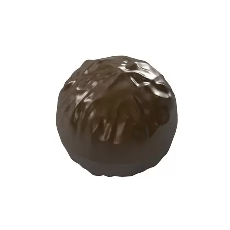 Pastry Chef's Boutique PCB696 Polycarbonate Truffle Shaped Chocolate Praline Mold - Ø26mm x Ø26mm - 11gr - 44 Cavity - 275x20...