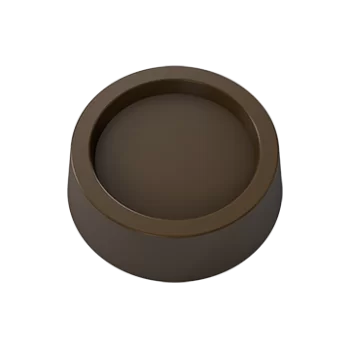 Pastry Chef's Boutique PCB838 Polycarbonate Circle Chocolate Mold - 35mm x 11mm - 10gr - 4x6 Cavity - 275x175x25mm Traditiona...