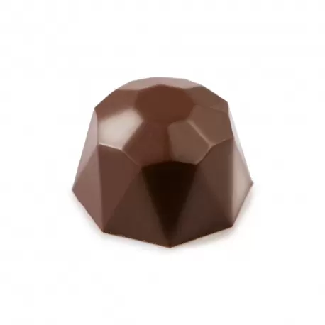 Martellato MA1521 Polycarbonate Small Geometric Diamond Chocolate Mold - 28mm x 28mm x 18 mm - 10gr - 24 Cavity Modern Shaped...