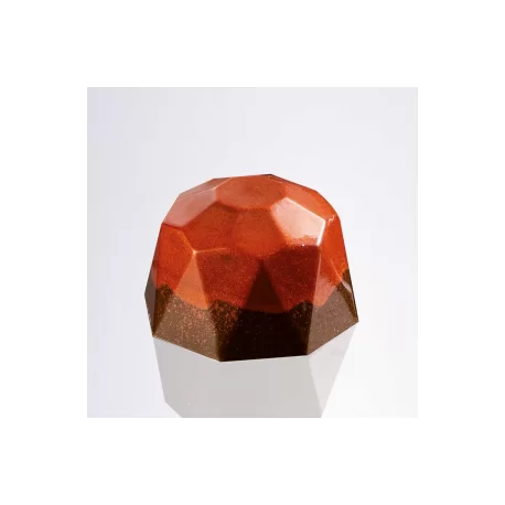 Martellato MA1521 Polycarbonate Small Geometric Diamond Chocolate Mold - 28mm x 28mm x 18 mm - 10gr - 24 Cavity Modern Shaped...