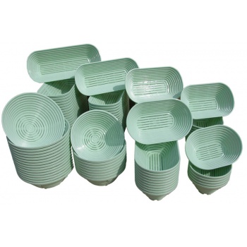 Matfer Bourgeat 118547 Matfer Bourgeat Round Aerated Polypropylene Fermentation Banneton Basket 0.5kg/0.75kg Bannetons and Pr...