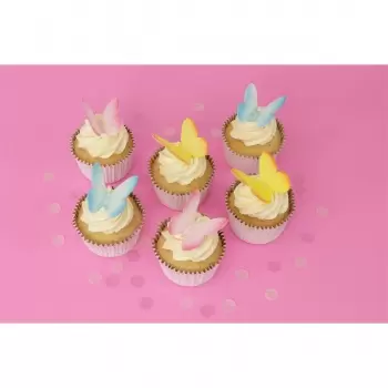 PME BU912 PME Pretty Butterfly Plunger Cutter Set of 3 - 30mm 45mm 60mm Fondant Cutters & Plungers