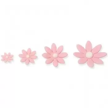 PME DA634 PME Flower Daisy Marguerite Plunger Cutters Assorted Sizes - Set of 4 - 13mm - 20mm - 27mm - 35mm Fondant Cutters &...