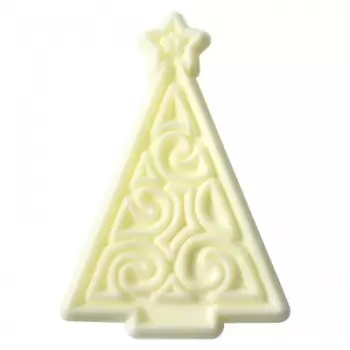 PME 117CH018 JEM Christmas Cutter - Christmas Scroll Tree - 34mm x 64mm Specialty Cookie Cutters