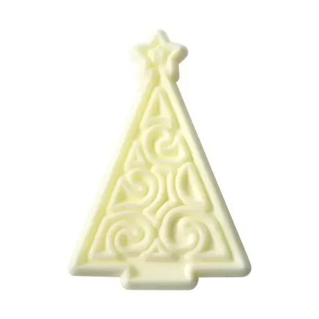 PME 117CH018 JEM Christmas Cutter - Christmas Scroll Tree - 34mm x 64mm Specialty Cookie Cutters