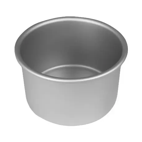 PME RND064 Round cake pan with solid bottom - 6 x 4 inches Round Cake Pans