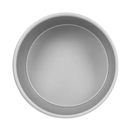 PME RND084 Round cake pan with solid bottom - 8 x 4 inches Round Cake Pans