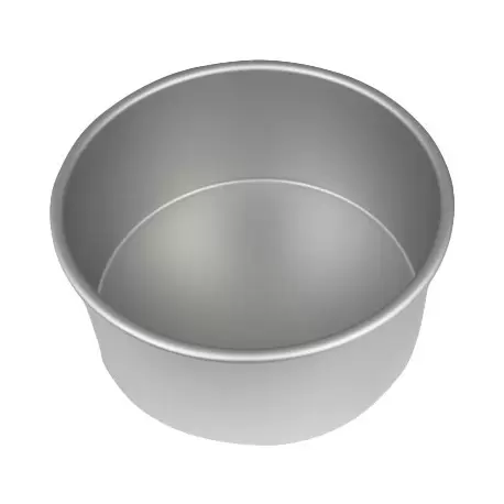 PME RND084 Round cake pan with solid bottom - 8 x 4 inches Round Cake Pans