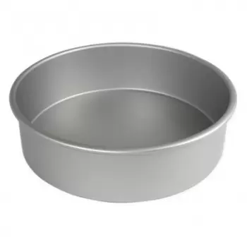 PME RND104 Round cake pan with solid bottom - 10 x 4 inches Round Cake Pans