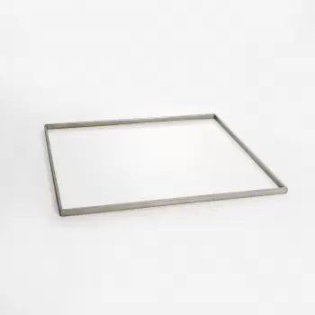 Martellato 50QG10 Stainless Steel Single Layer Frame - 380mm x 380mm x h 10mm Genoise and Full Sheet Frame