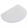 Martellato 50RTF1 Rounded Flat Bottom Plastic Scraper - 150mm x 110mm Plastic Scrapers