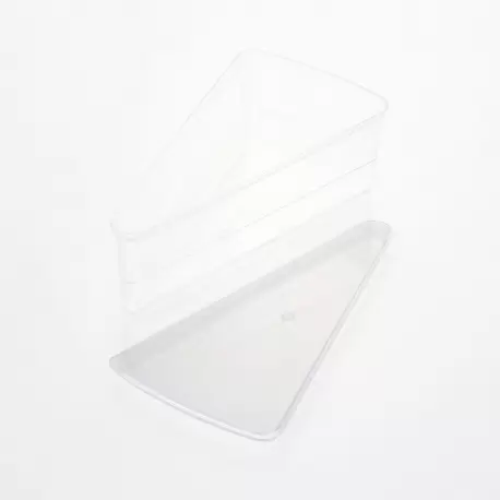 Lid for Small Slice Monoportion Pastry and Dessert Storage Container - 136mm x 71mm x h5mm - 100pcs