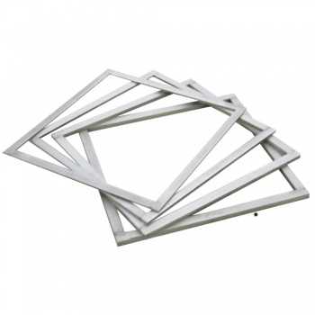 Pavoni QG10 Pavoni Stainless Steel Ganache Frame - 360mm x 360mm x h 10mm Chocolate Ganache Frames