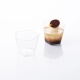 Martellato PMOPE001 Clear Penta Plastic Verrine Cups - 72 x 56 mm - Cap. 120 ml - 100pcs Plastic Mini Cups and Bowls