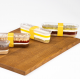 Martellato PMOCL001 Plastic Eclair Ice Cream Gelato Long Oval Cups 137 x 37x41 mmm - 120 ml - Pack of 100 Plastic Mini Cups a...