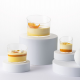 Martellato PMOCO010 	Clear Greek Oval Plastic Verrine Cups - Ø 92 x 75 mm - Cap. 190 ml - 100pcs Plastic Mini Cups and Bowls