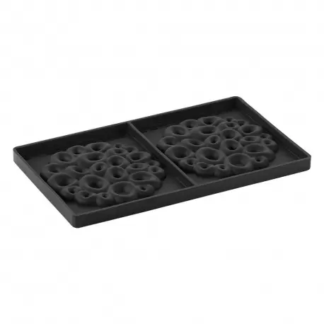 Pavoni Mini Silicone Top Decoration Molds for Monoportions - MINI CORAL - 110mm x h 10mm - 45ml - 2 indents