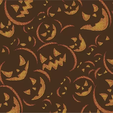 Chocolate World F031571 Chocolate Transfer Sheets - Shiny Halloween Pumpkins - Pack of 10 Sheets - 300 x 400 mm Chocolate Tra...