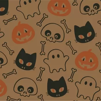 Chocolate World F031568 Chocolate Transfer Sheets - Halloween Night - Pack of 10 Sheets - 300 x 400 mm Chocolate Transfer Sheets