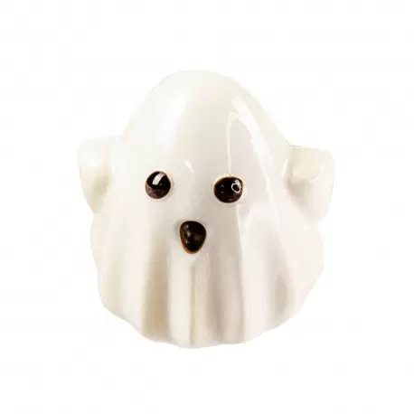 Martellato MA1061 Professional Polycarbonate Spooky Ghost Halloween Praline Mold - 34mm x 32.5mm x h 17mm - 24 cavity - 9.3gr...