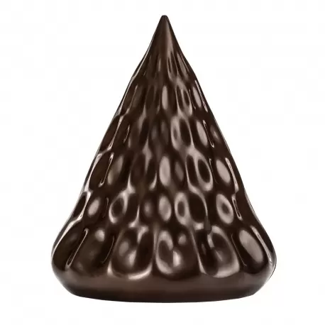 Professional 3D Polycarbonate Chiffon Christmas Tree Chocolate Mold - 150 mm x 120 mm x h 123 mm - 2 cavity - 250gr