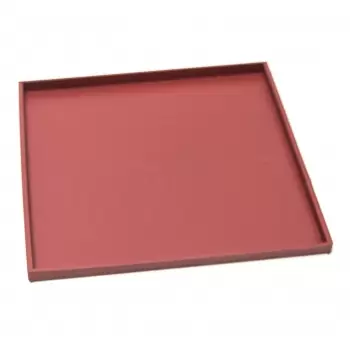 Mae 000210 SILMAE Professional Silicone Ganache Jelly Pastry Chocolate Frame - 348 x 348 x 18 mm - 2120 ml SILMAE Flexible Molds