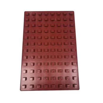 Mae 011538 SILMAE Professional Silicone Pastry Mini Cubes Mold - 17 x 17 x 17 mm - 96 cavity - 5ml SILMAE Flexible Molds