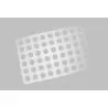 Mae 013951 Easy Macarons Caroline - 400x600mm tray - 66 cavitiy - 6ml SILMAE Flexible Molds
